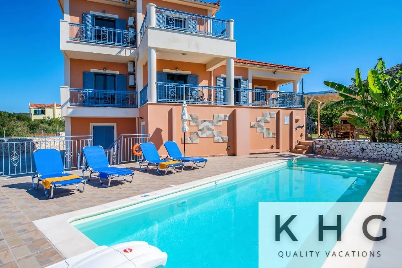 Villa Xenia In Karavados Village, Private Pool, Barbecue, Top View! 그리스