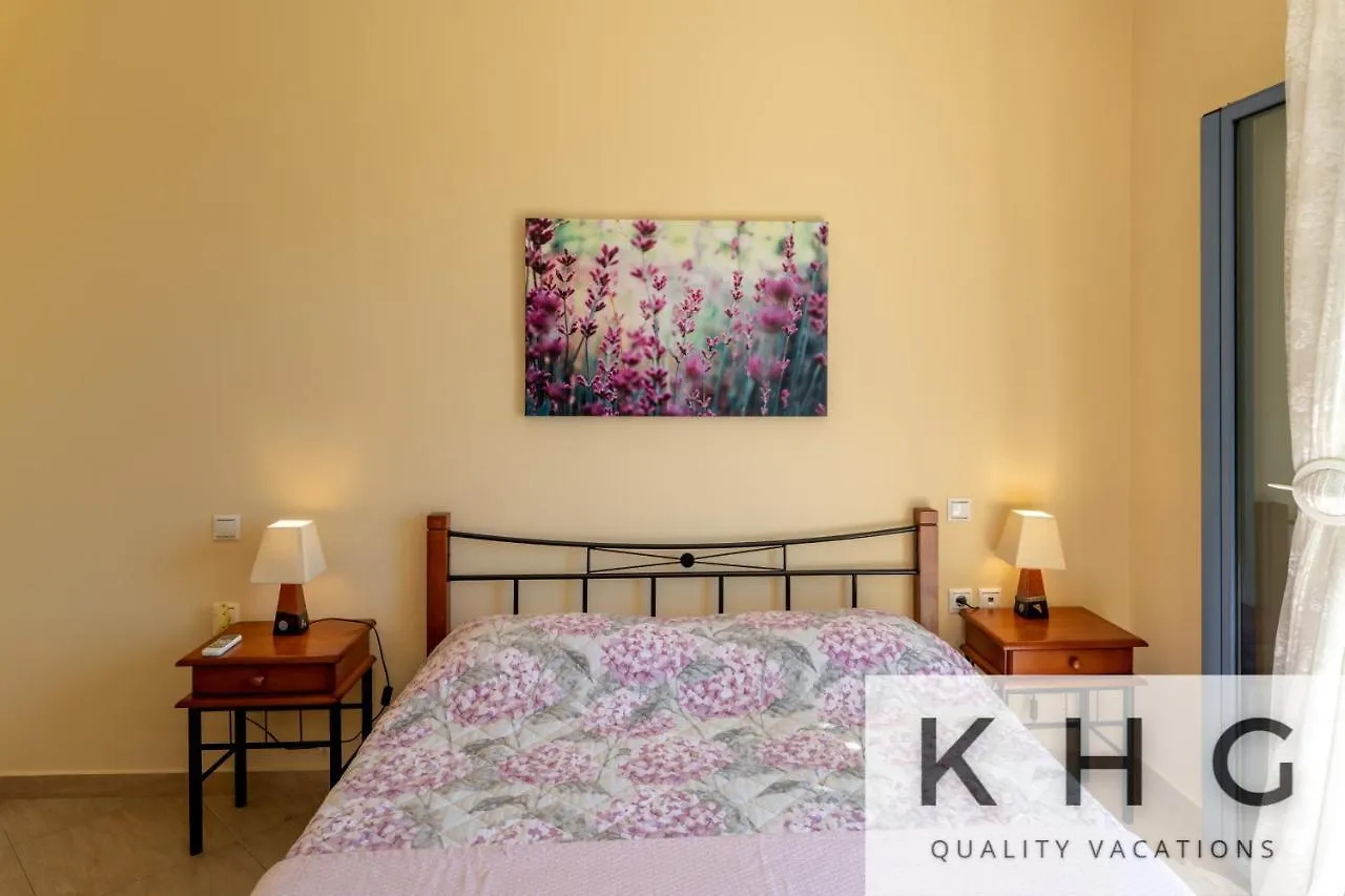 Villa Xenia In Karavados Village, Private Pool, Barbecue, Top View!