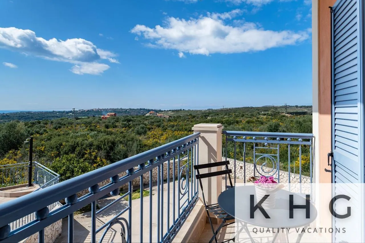 Villa Xenia In Karavados Village, Private Pool, Barbecue, Top View!