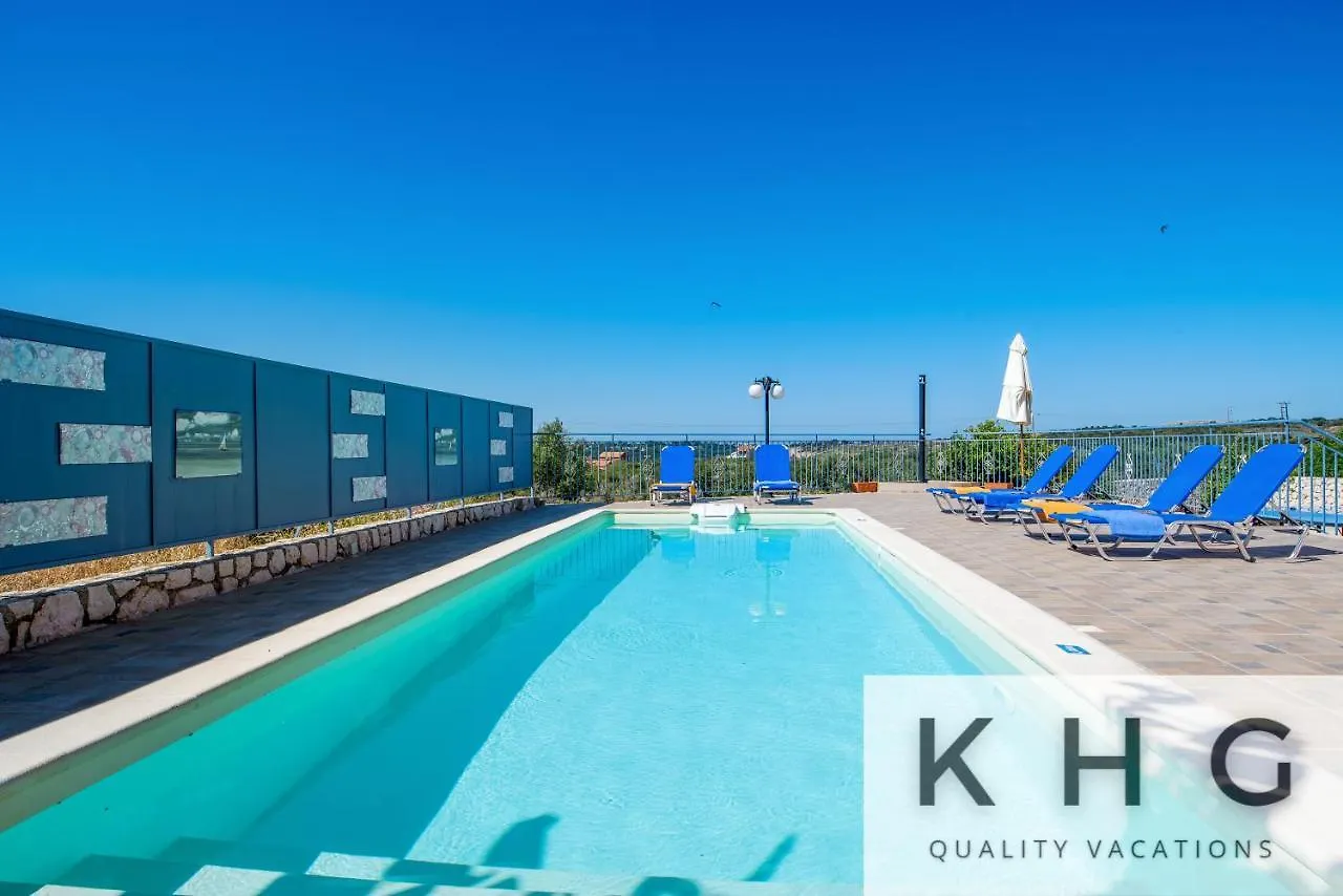 Villa Xenia In Karavados Village, Private Pool, Barbecue, Top View! Řecko