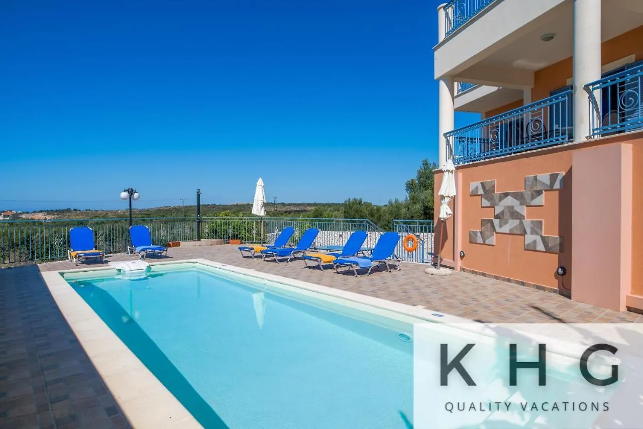 Villa Xenia In Karavados Village, Private Pool, Barbecue, Top View! 0*,  Řecko