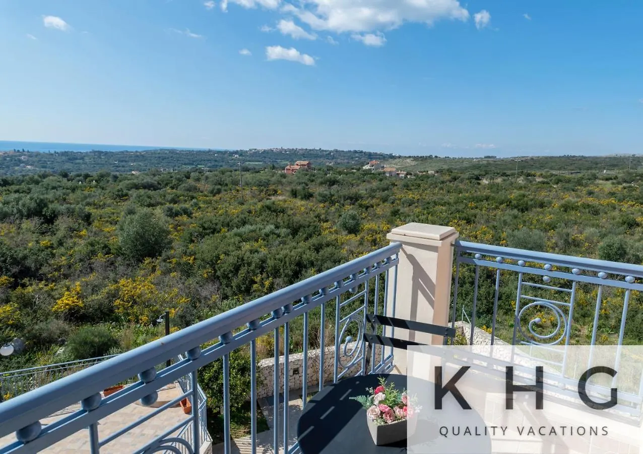 Villa Xenia In Karavados Village, Private Pool, Barbecue, Top View! Řecko
