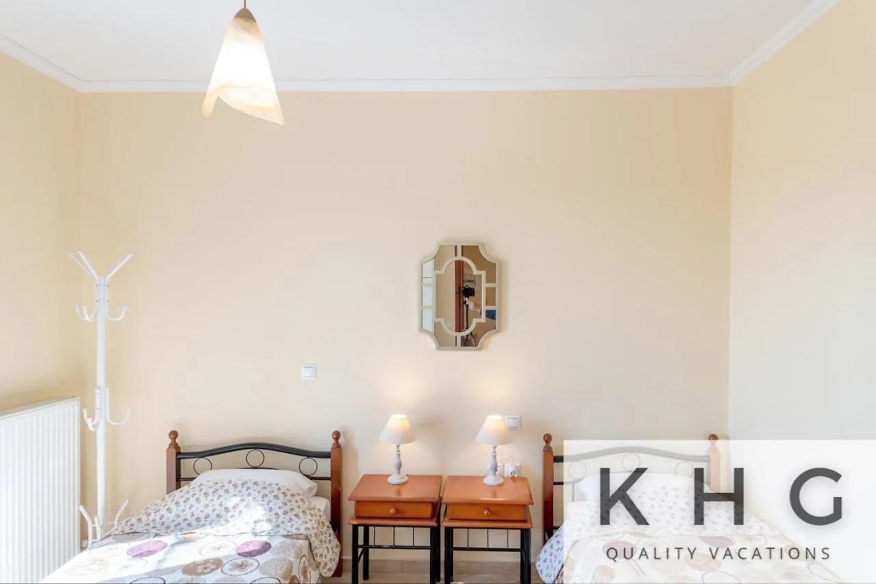 Villa Xenia In Karavados Village, Private Pool, Barbecue, Top View!