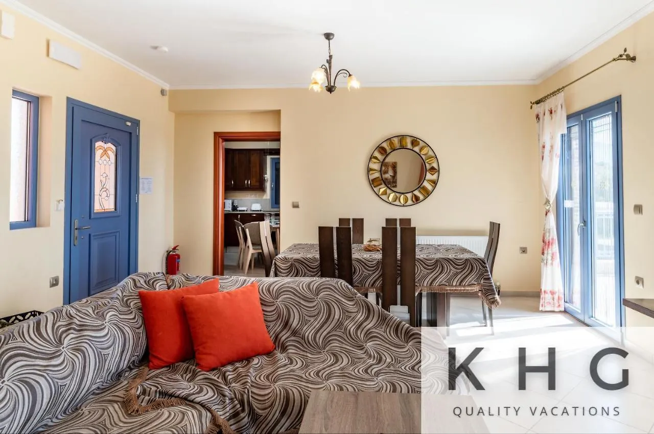 Villa Xenia In Karavados Village, Private Pool, Barbecue, Top View!