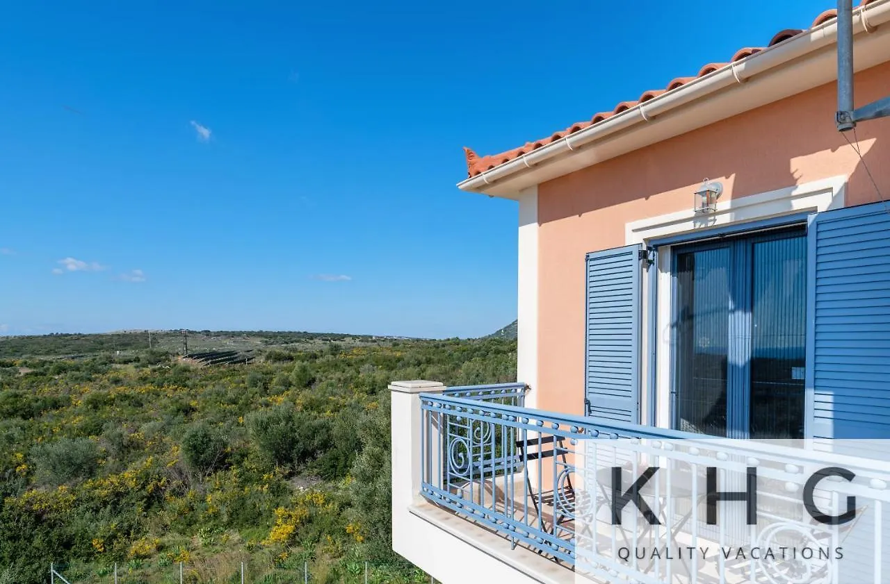 Villa Xenia In Karavados Village, Private Pool, Barbecue, Top View!