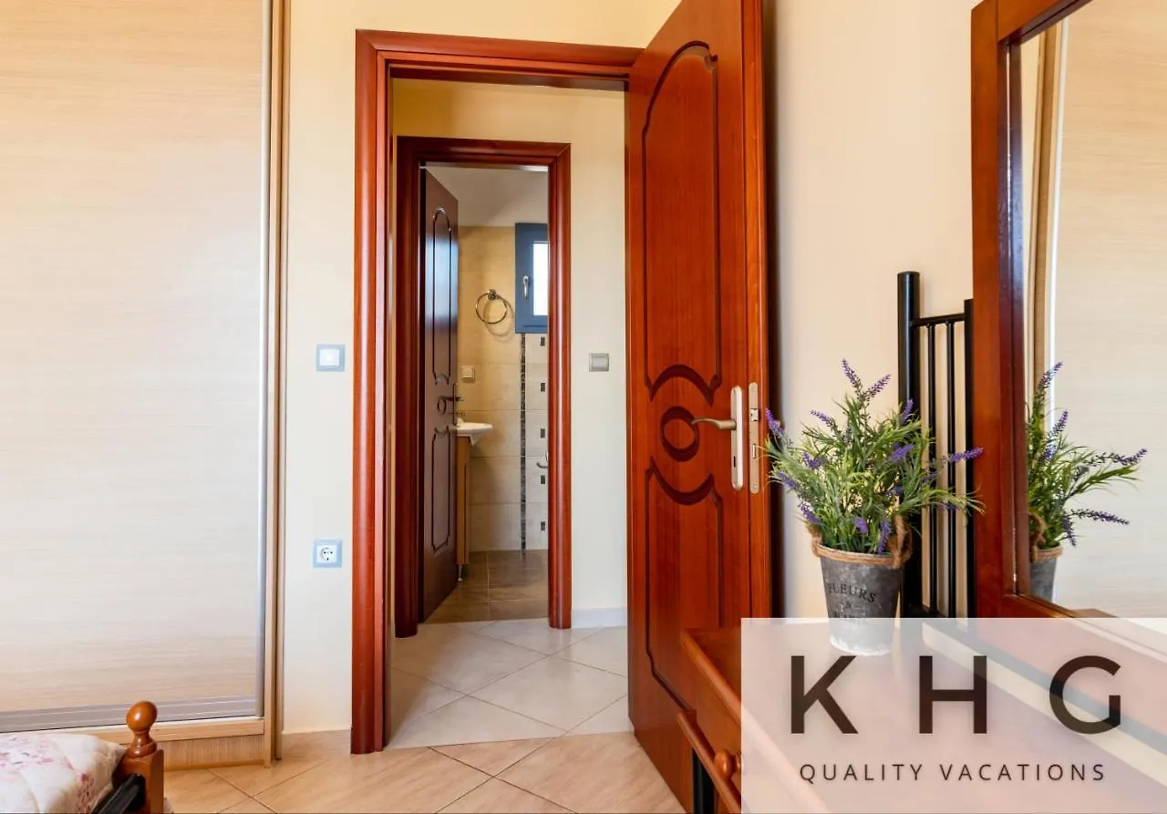 Villa Xenia In Karavados Village, Private Pool, Barbecue, Top View!