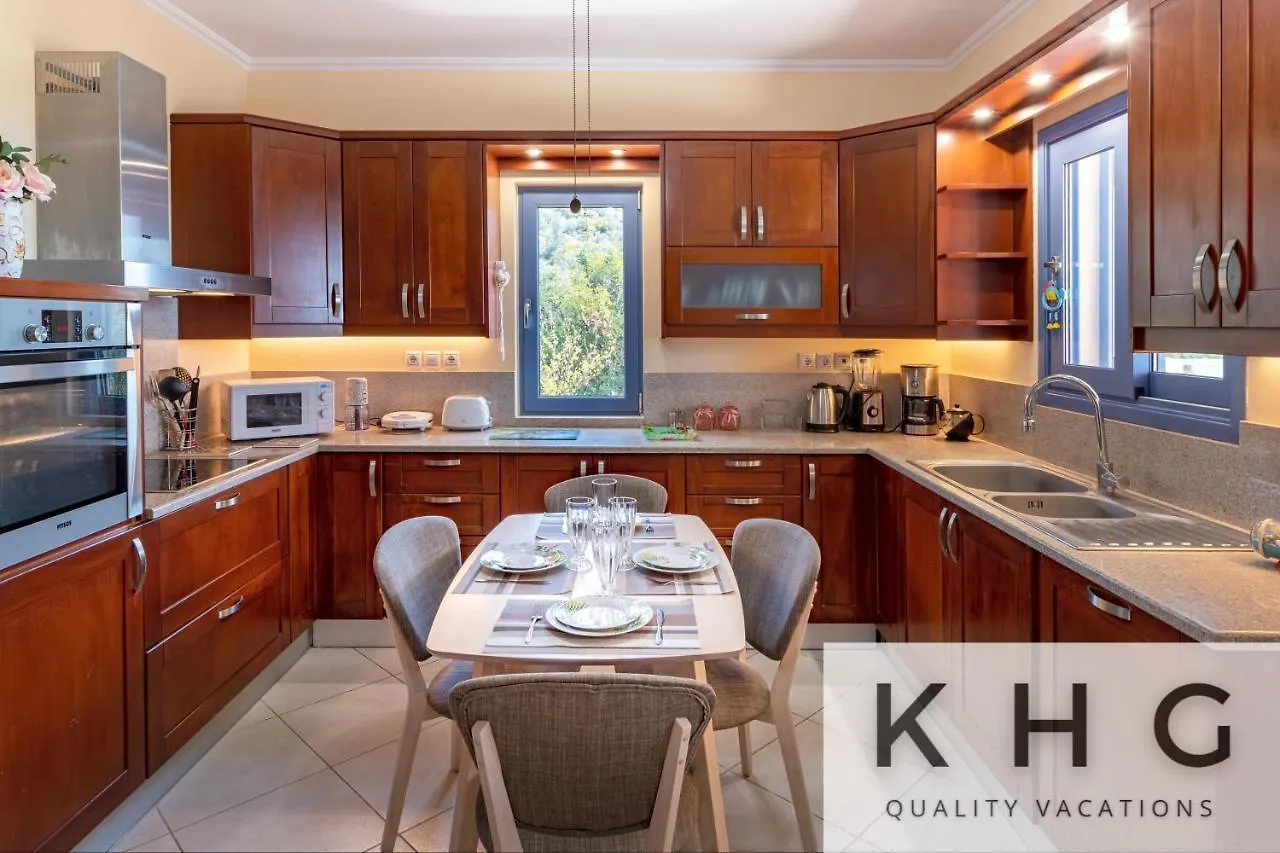 Villa Xenia In Karavados Village, Private Pool, Barbecue, Top View! 0*,  Yunanistan